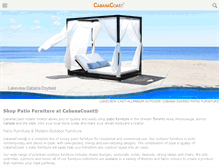 Tablet Screenshot of cabanacoast.com